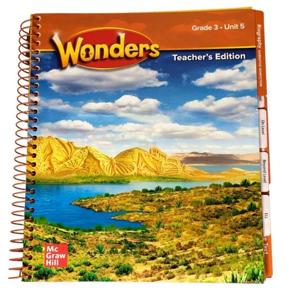 Wonders Reading Grade 3 Unit 5 Teachers Ed 2020 Homeschool Language Elementary - Picture 1 of 5